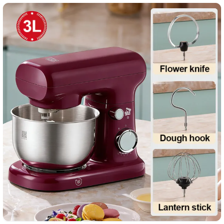 50% OFF Phlinice Vertical Blender, dough mixer Blender, Egg Beater, Multi-Function mixer for baking with a wide range of applications: 5 liters 1000 watt stainless steel, There are 3 colors to choose from, red, white, and green