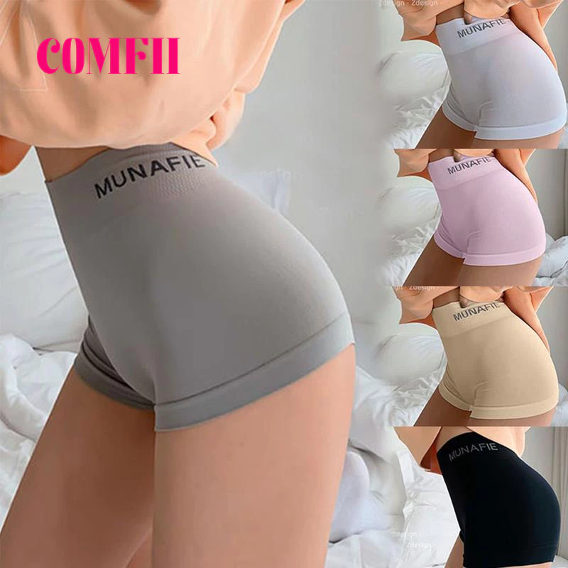 79% OFF 【Comfort Room】4pcs Athletic Short Shaping Stretch Women's Pants Seamless High Waist Underwear Girls Shorts PLUS SIZE