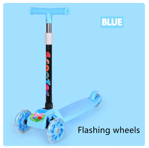 75% OFF Kids 3 Wheels Scooter With light Outdoor Toys Foldable Scooter Gift for Kids Trolly