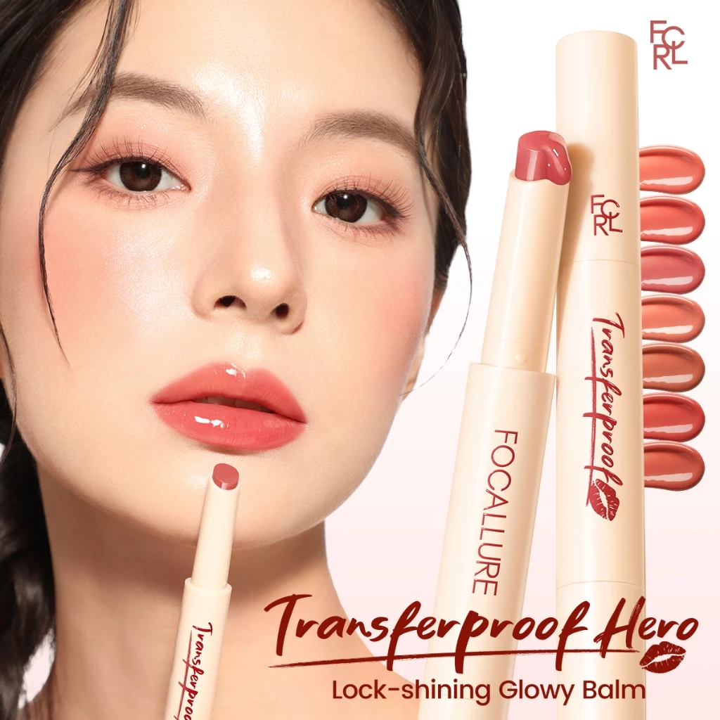 60% OFF FOCALLURE TransferproofHero Lock-shining Lip Tint Lip Glossy Lipstick Moisture Plump Glasting Melting Lasting