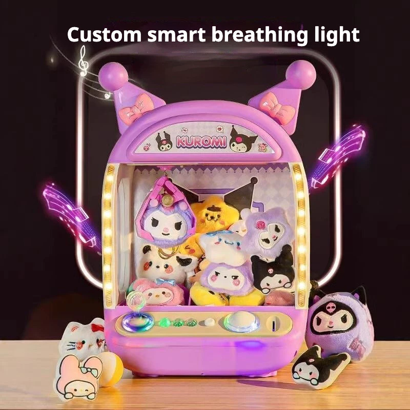 40% OFF Children's doll claw machine Small household large toy Girl clip doll egg twisting machine Birthday gift kuromi melody hello kitty