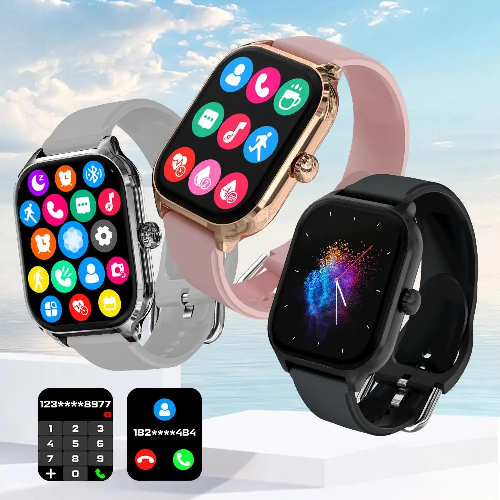 73% OFF H9 Smartwatch Men Women Sports  H9 pro MAX 2.01” HD Touch Screen Game Bluetooth Music Receive/Dial Calls Compact and portable Pressure Monitor  Stopwatch Device Wearable S smart watch cute kids phone ultra plus android pods bracelet
