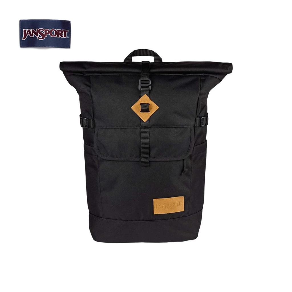 32% OFF Jansport Hatchet Rolltop Backpack Black Us 31L