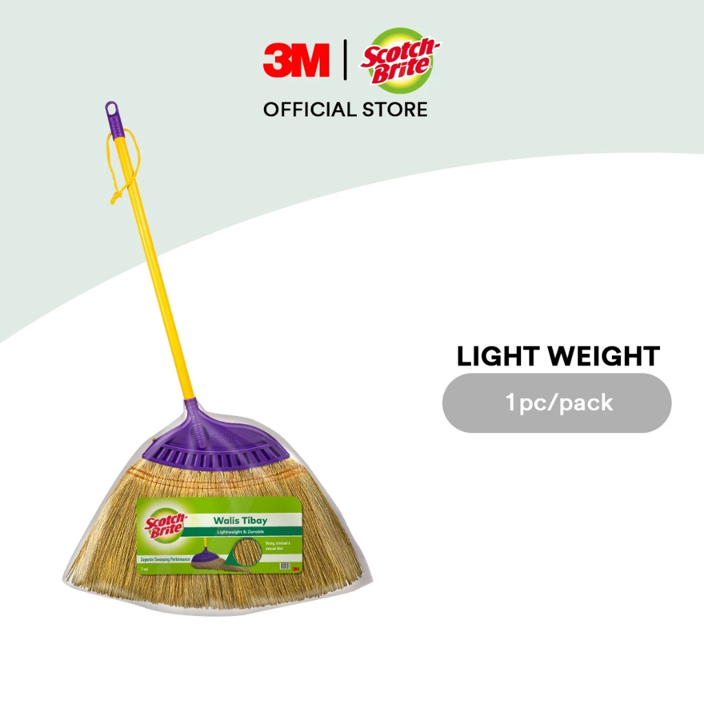 13% OFF 3M™ Scotch-Brite® Walis Tibay, Lightweight, 1 pc/pack, broom for sweeping floors, ceilings and walls