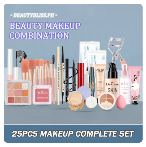 48% OFF 25PCS Makeup Complete Set BB foundation cream powder blusher eye shadow lipstick eye black eyebrow pencil eye makeup woman makeup remover set