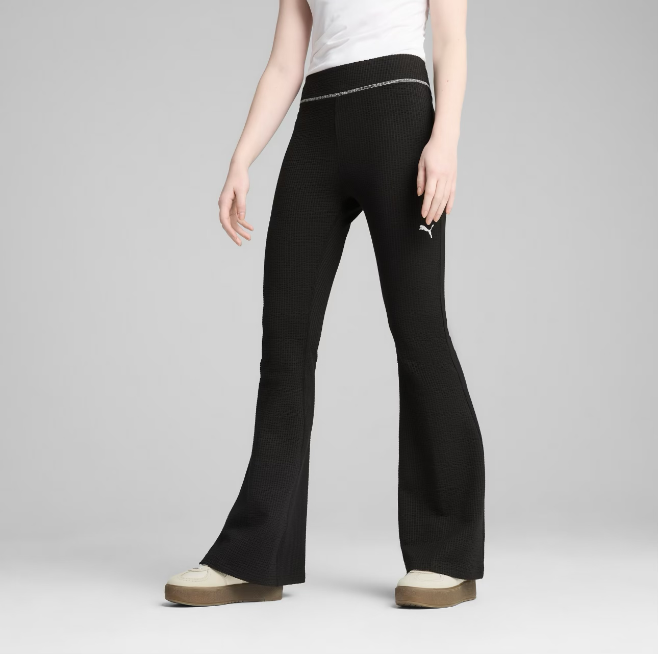 60% OFF Puma DARE TO Textured Flared Leggings Women