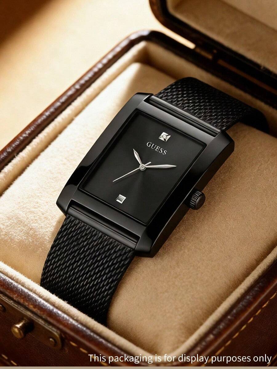 56% OFF Guess Minimalist Stainless Steel Strap Watch, Round Dial Inlaid With Diamonds, Suitable For Daily Wear, Business Meetings, Galas, Dates, And A Perfect Birthday Or Holiday Gift For Family And Friends