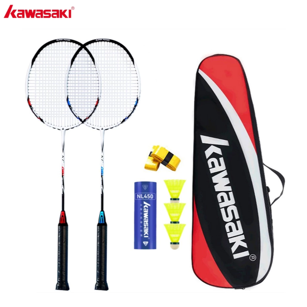 49% OFF Kawasaki 2PCS Badminton Rackets New KD-1PRO KD-3/KC-081 Authentic All-carbon Fiber Durable Ultra-light Given 3 PCS Badminton+2
