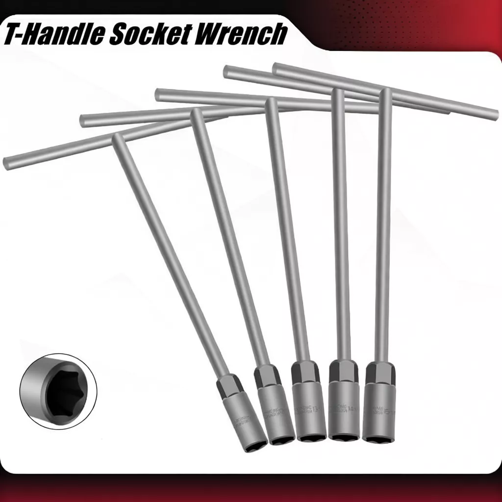 93% OFF 8/10/12/14MM T-wrench wrench Auto maintenance tool Extended hexagonal T-socket wrench