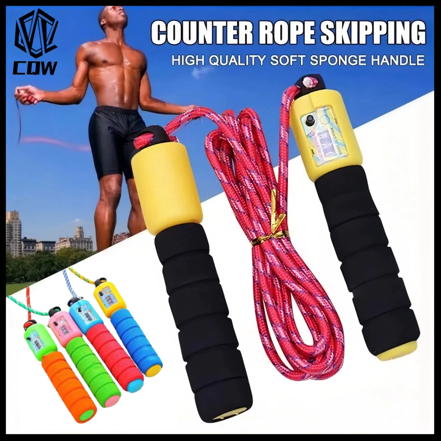 38% OFF CQW Automatic Counting Jumping Rope Sports Fitness Skipping Rope With Adjustable Length