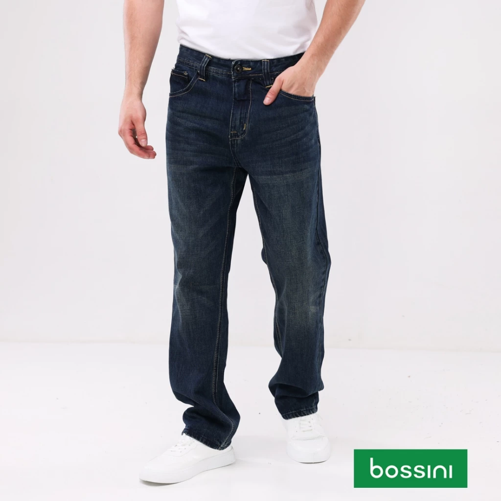 62% OFF Bossini Denim Long Pants Regular Fit BSB02-0092 [Pants for men]