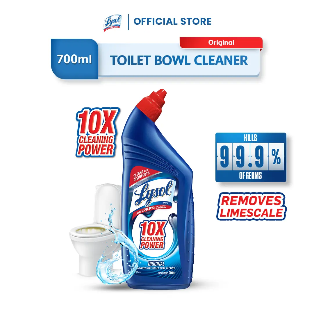 1% OFF Lysol Antibacterial Toilet Bowl Cleaner Original 700 ml