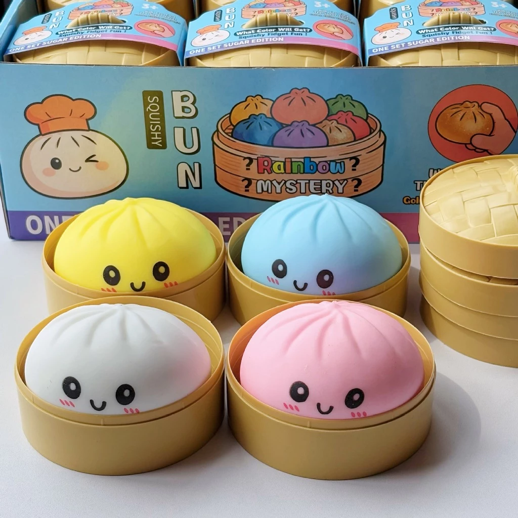 41% OFF Squishy Toy Siobao Bun Fidget toy smiley Kids Toy Boys and Girls Gift Lootbag Fillers / Paninda