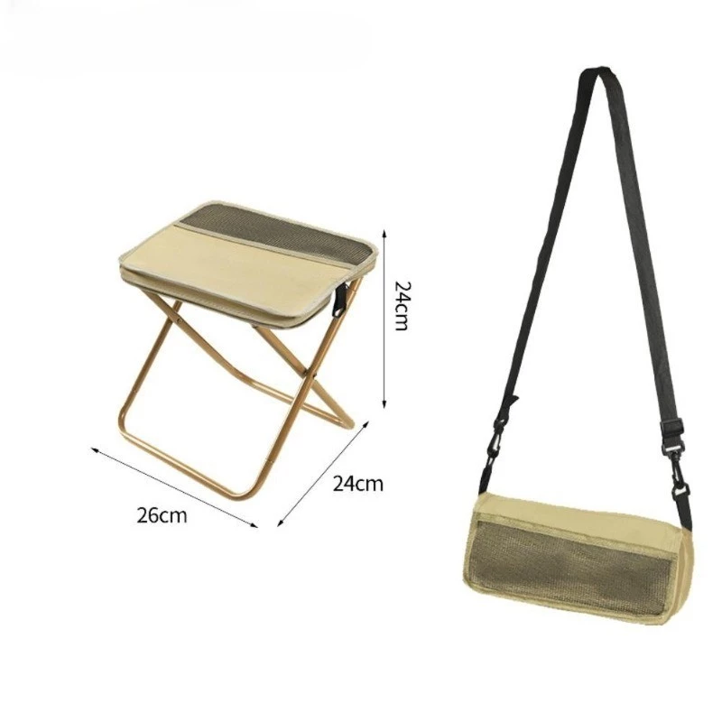 54% OFF Small Camping Chair Portable Ultralight Beach Fishing Chair with Storage Bag Folding Chair Outdoor