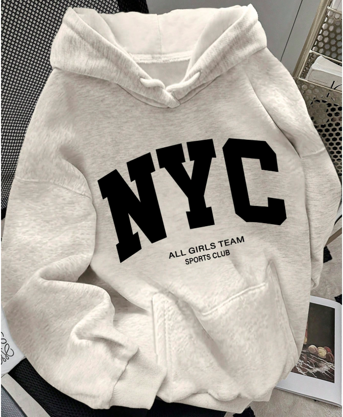 16% OFF SHEIN Women's Casual Drop Shoulder Letter Print Hoodie Sweatshirt Graduation,Back To School,Graduation,Teacher For Women,Back To School Pullover Fall Sweatshirt