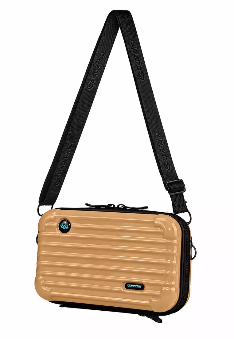 55% OFF Double Layer Sling Bag 7-Inch Hard Shell Travel Organizer - Autumn Sunset