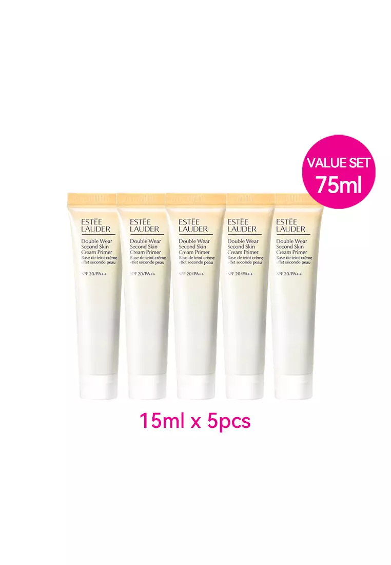 71% OFF Estee Lauder Spf20 Second Skin Crm Primer Value Set (15ml x 5pcs)