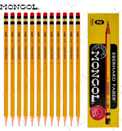 47% OFF 36pcs/3box Mongol Pencil No. 2(Medium), Mongol Fine Pencil Point with Soft Eraser School Supplies