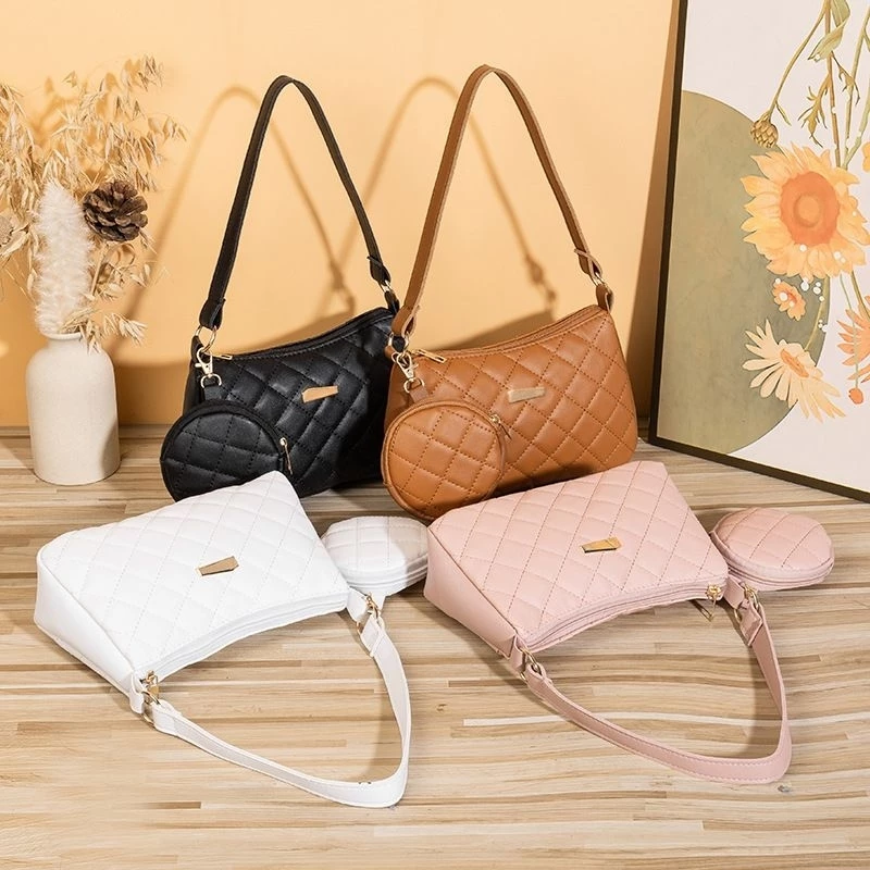 60% OFF YQY New embroidered Woman fashionhandbag PU Leather underarm bags Ladies Shoulder bag #6025