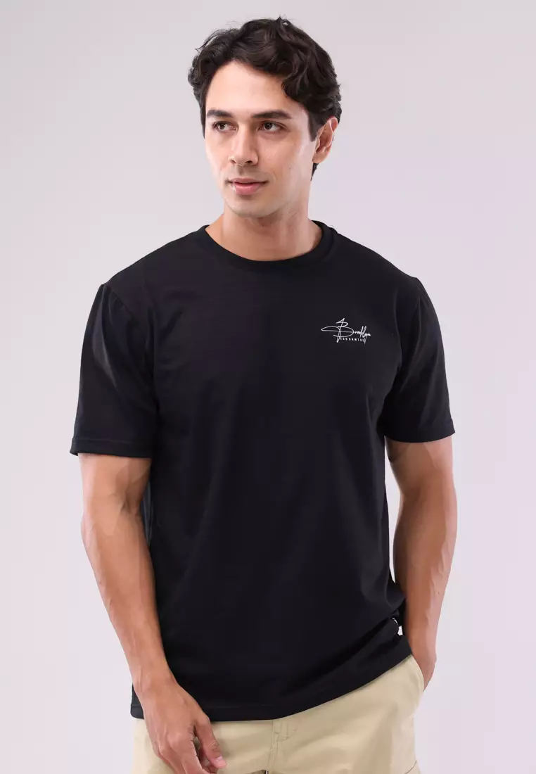 76% OFF Ego Round Neck Streaky Short Sleeve