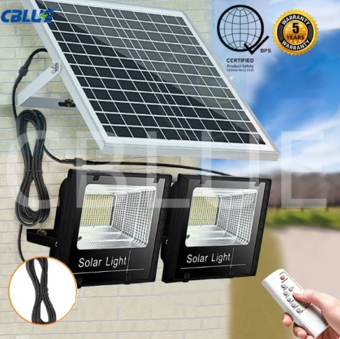 95% OFF （BUY 1 TAKE 1）CBLUE 5 Year Warranty Solar Lamp Outdoor LED Light Remote Control COD Waterproof For Garden Exterior Street Landscape Spotlight Wall Solar