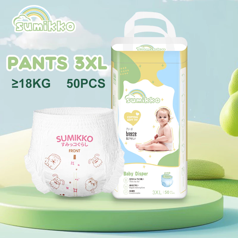 47% OFF SUMIKKO Pull-up Pants 50PCS Baby diapers All size diaper for baby Large Size Medium S M L XL XXL XXXL Tape