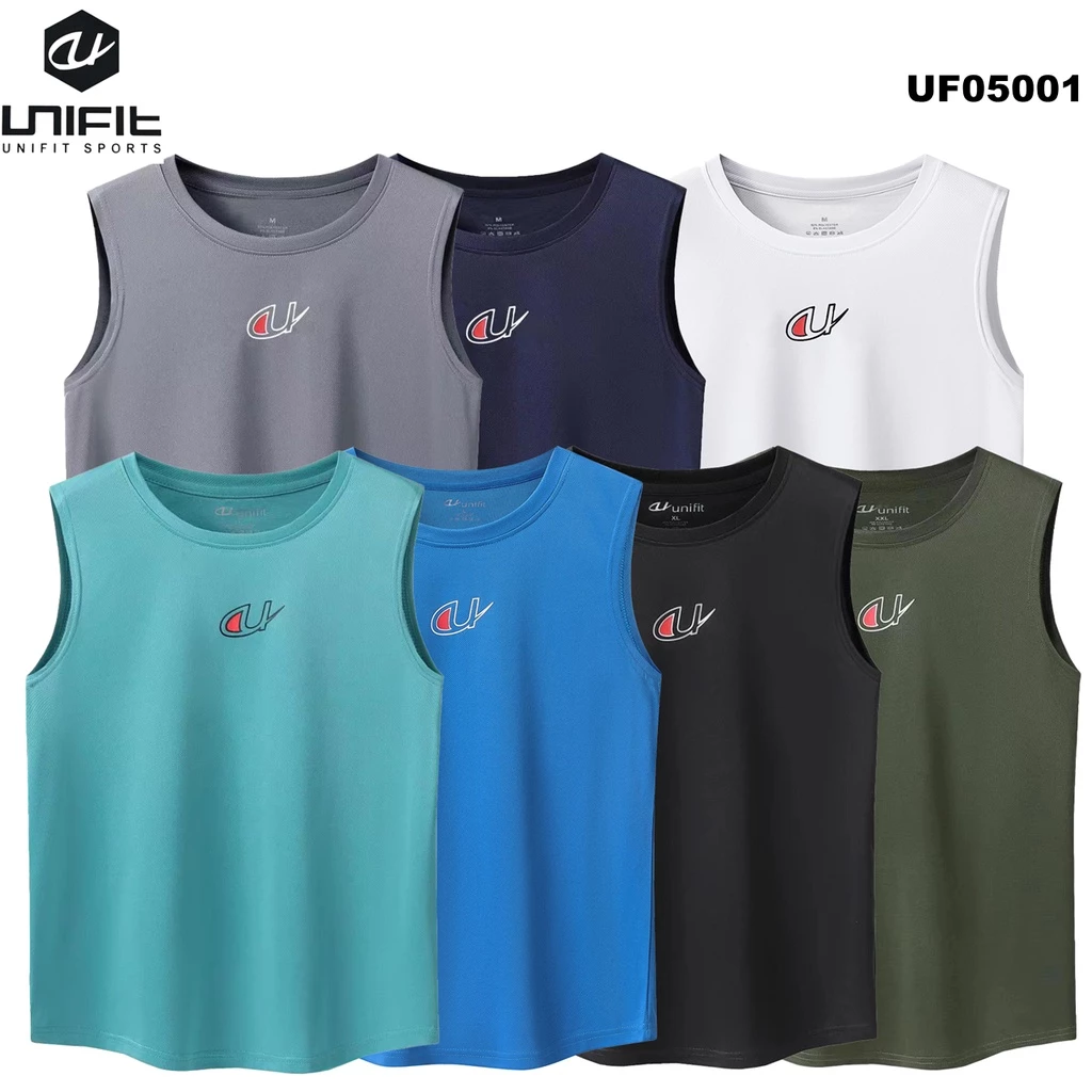 42% OFF UNIFIT Men's Dri-Fit Jersey Sando Sports Training Jogging Fitness UF05001