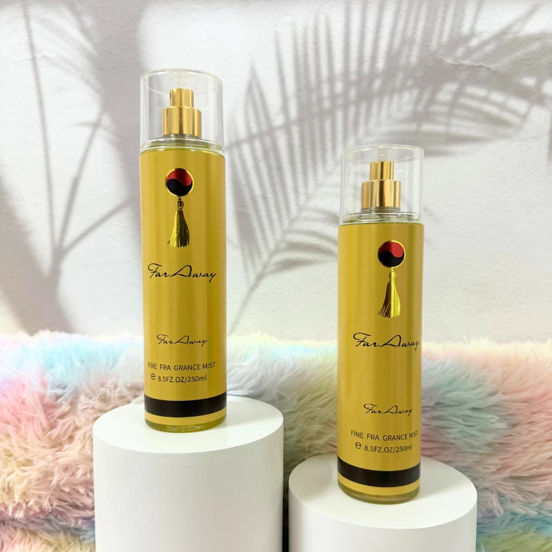 46% OFF 2PCS Far Away Mist Pefume Light Fragrance Long Lasting Body Mist Unisex 250ML 1PCS