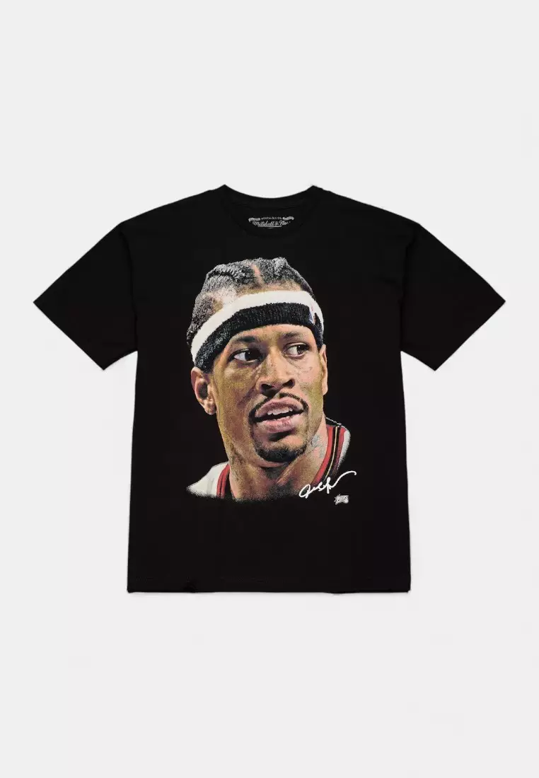 40% OFF Mitchell & Ness Big Face Tee Allen Iverson Philadelipa 76ers