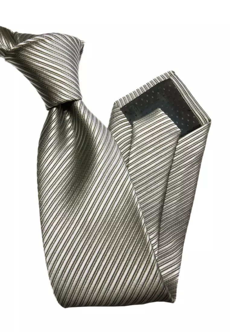 22% OFF Solid Stripe Necktie