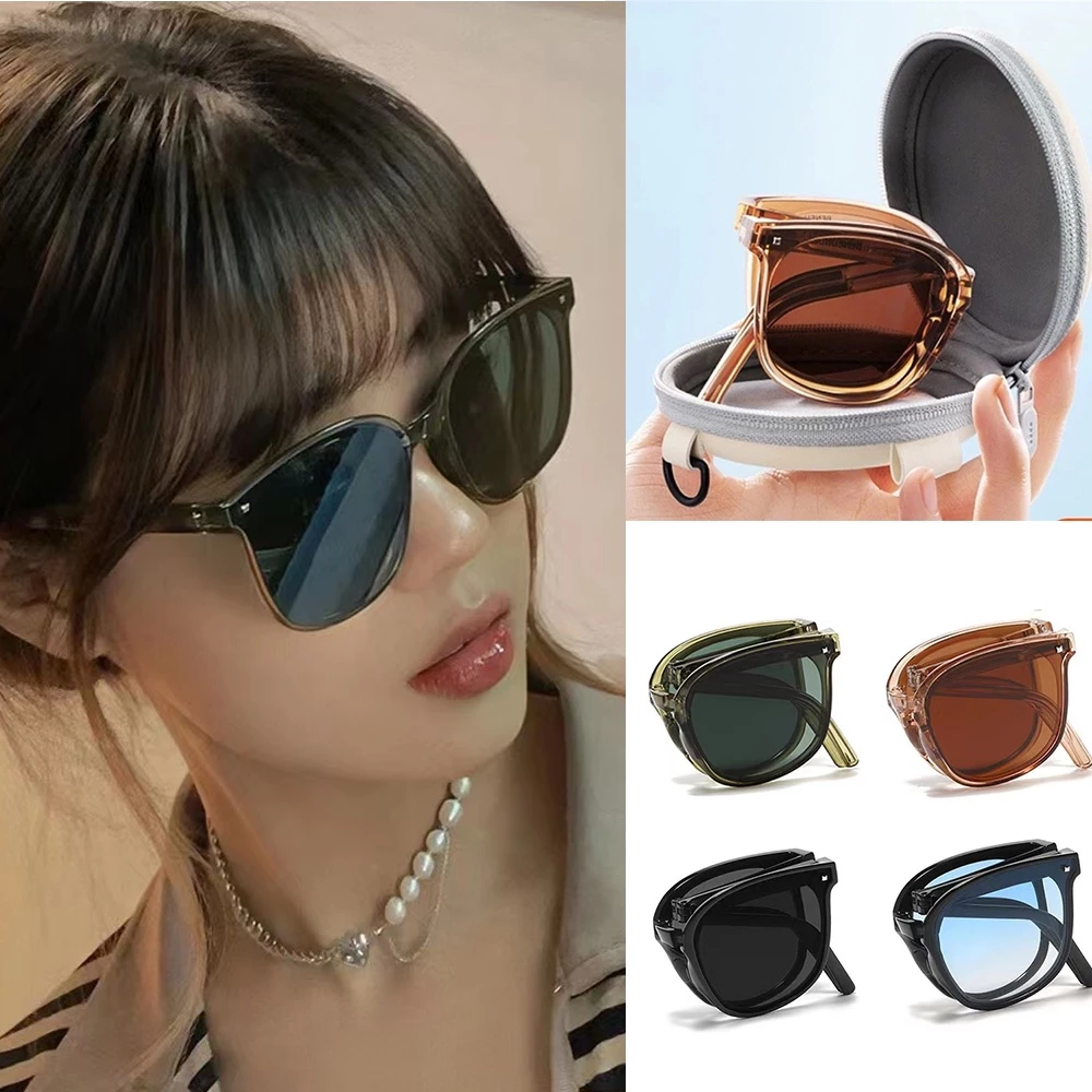 28% OFF YOUJ Foldable UV Protection Sunglasses Fashion Folding Sunshade Glasses Men and Women Shades Eyeglas