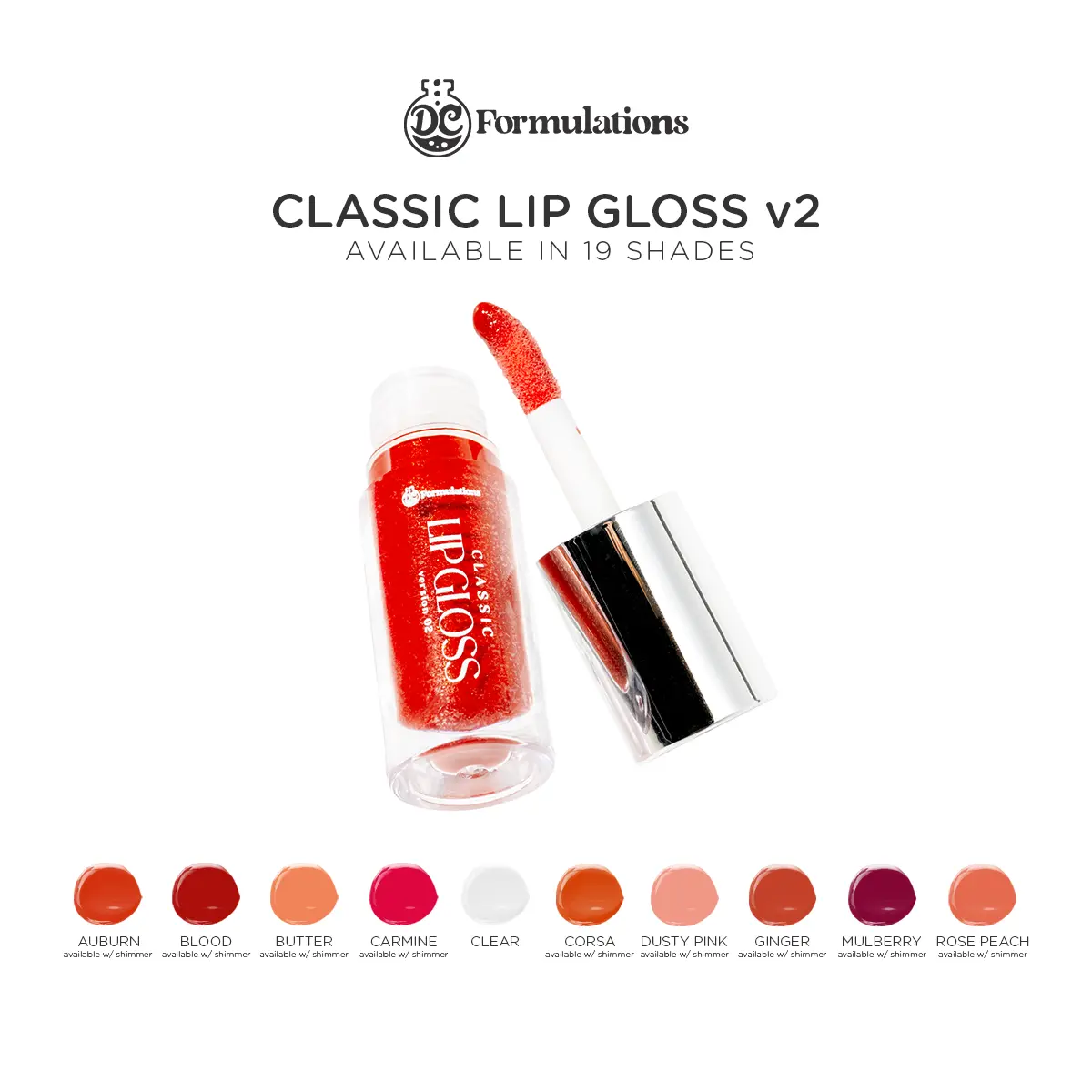 49% OFF Classic Lip Gloss V2 6mL [W/P] - DC Formulations 02