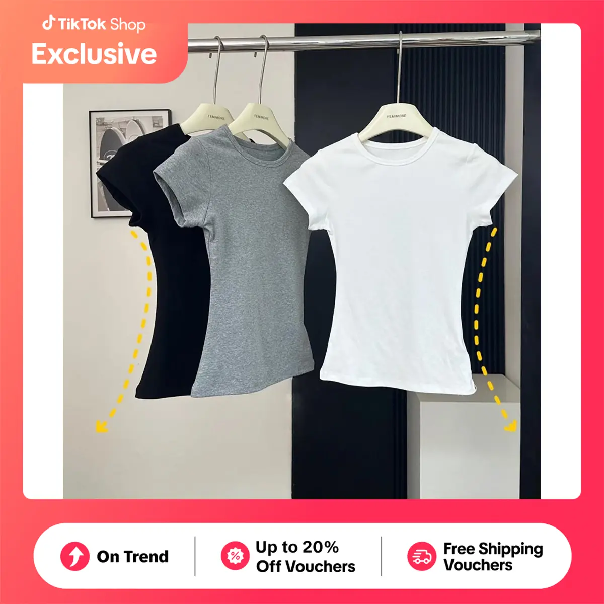 58% OFF Mian - Fashion Sexy Slim Fit Short Sleeve Crop Tops Basic Casual Tight-fitting T-shirt Women