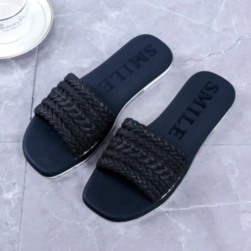 14% OFF Korean Sandals Flat Slippers Indoor and outdoor