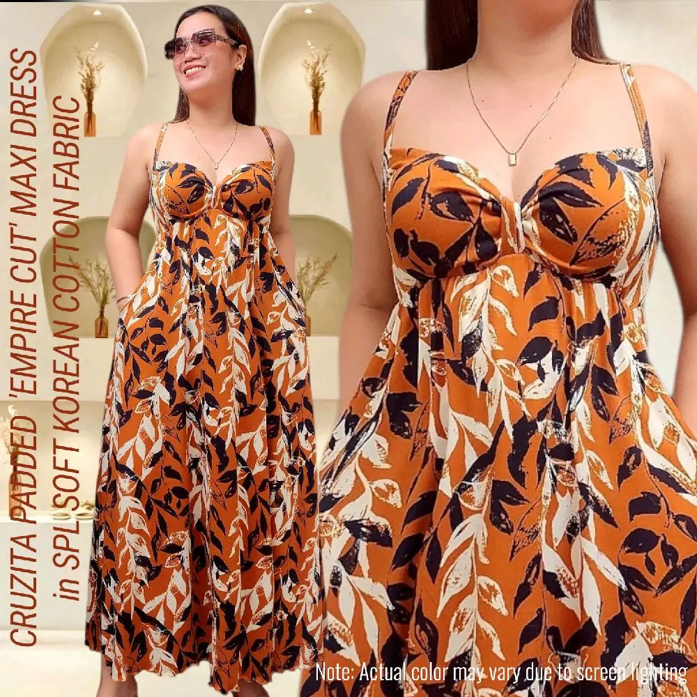 61% OFF XIXI&CO CRUZITA "P A D D E D" MAXI DRESS - INSERTABLE PADS - REPLACEABLE PADS - NO DEFORM - NO BREAKAGE