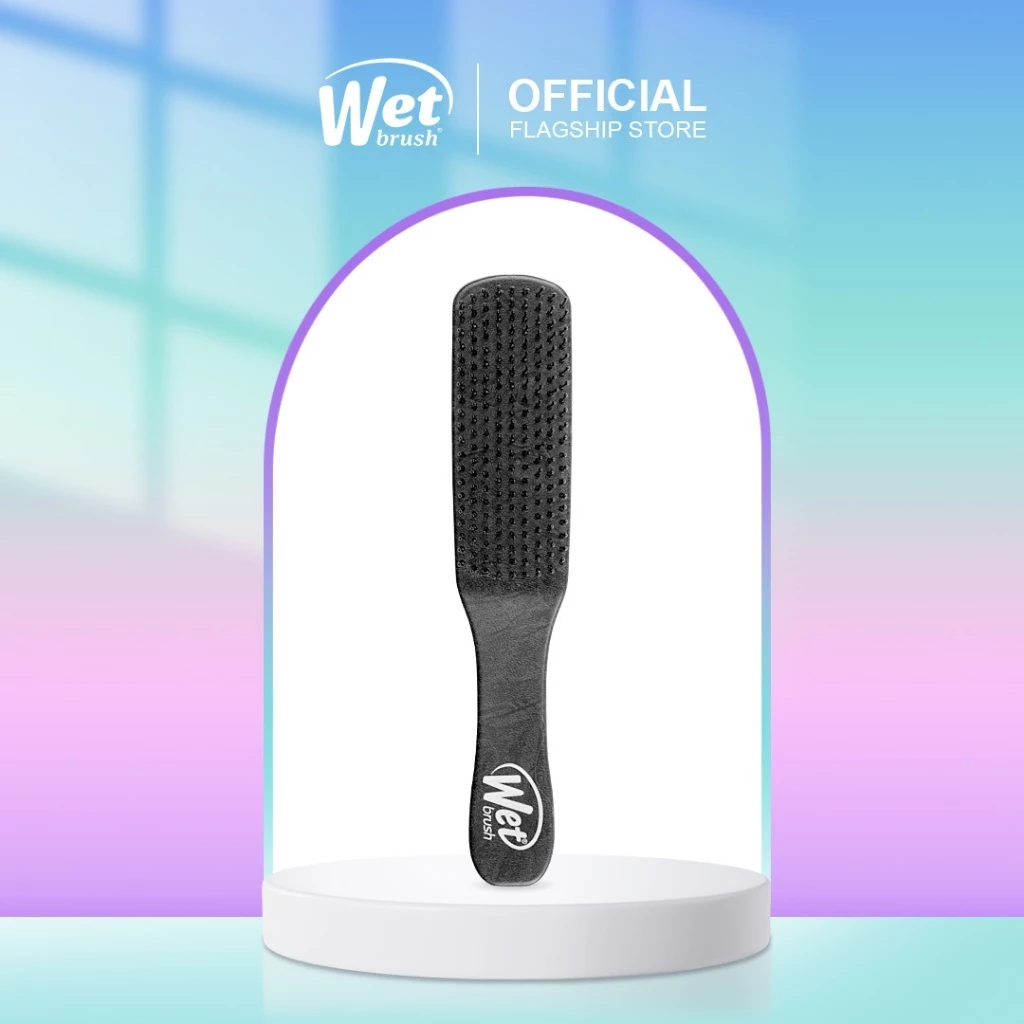 35% OFF Wet Brush Men's Detangler Black Leather | IntelliFlex Bristles | Anti-Tangle | Pain-Free | All Hair