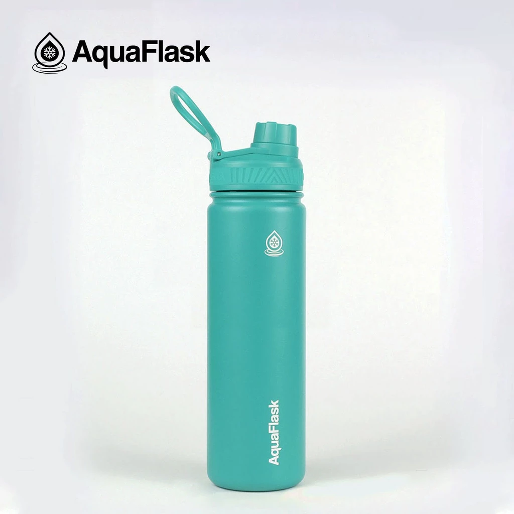 69% OFF AquaFlask (22oz) Wide Mouth with Spout Lid Vacuum Insulated StainlessSteel Drinking Water Aqua Flask