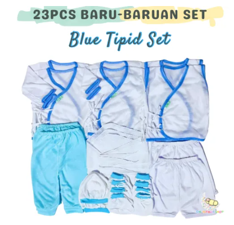 38% OFF Lowest Price‼️ 23pcs TIPID SET Newborn Baby Clothes | Tieside Baby Dress