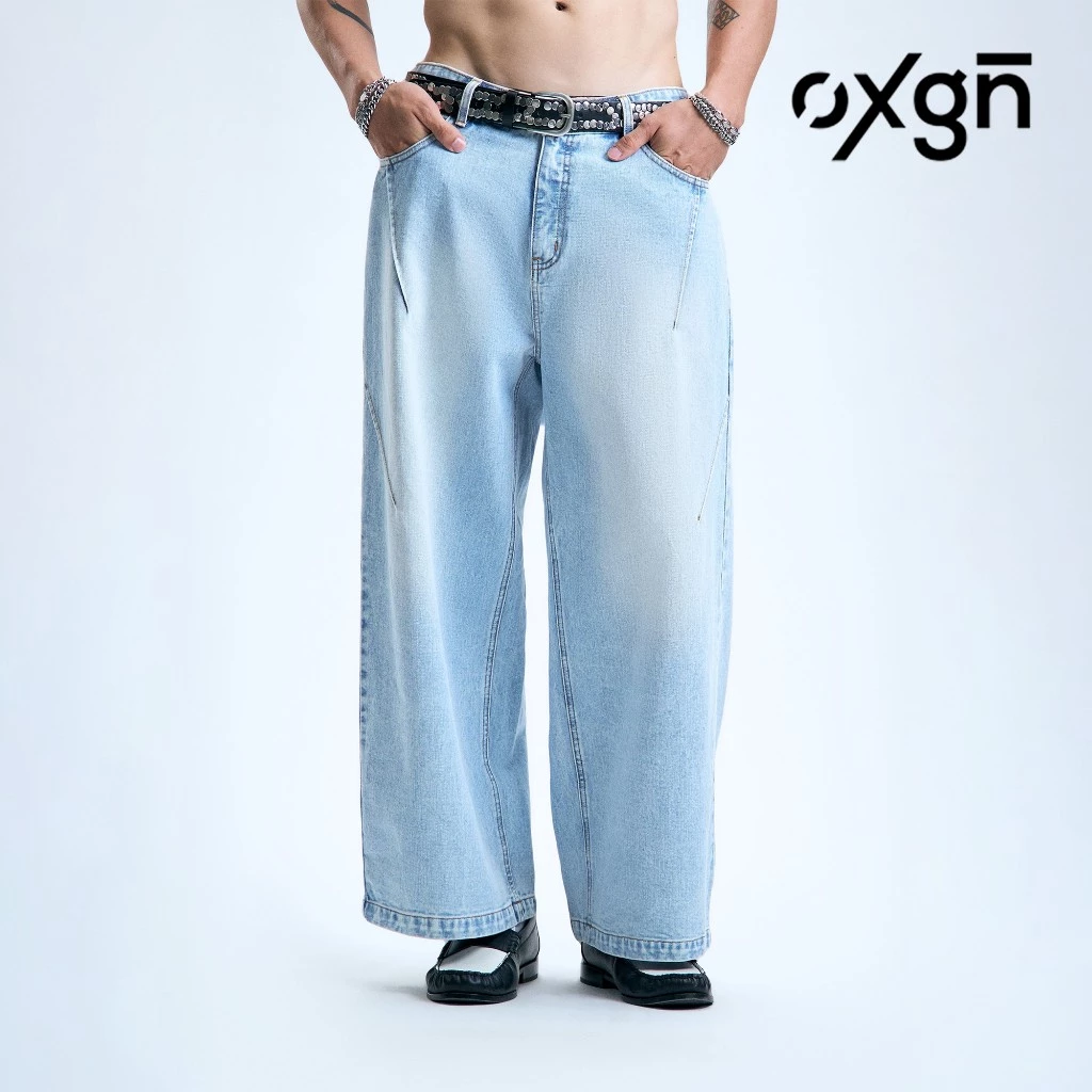 6% OFF OXGN Wide Leg Jeans For Men