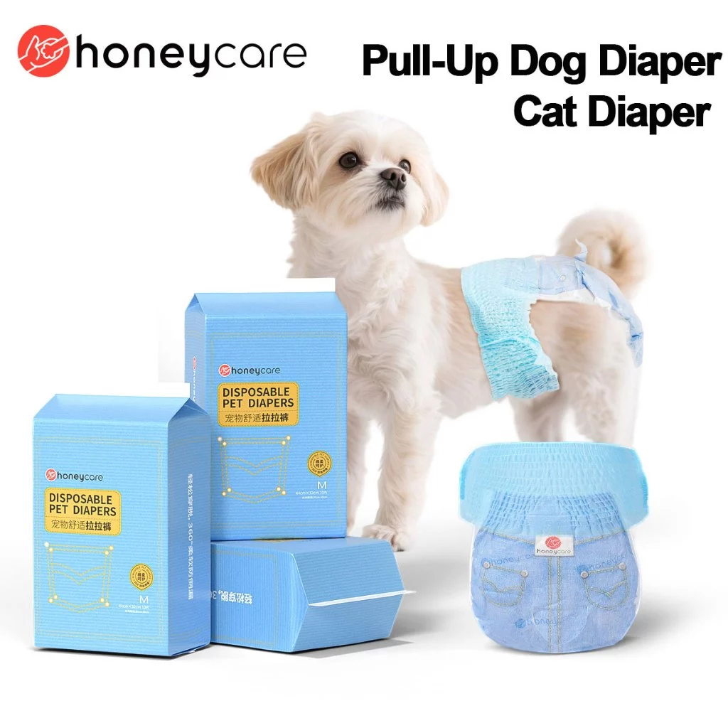 38% OFF Honeycare Female Use Pet Diaper Dog Diaper Cat Diaper Pet Pant And Underware Pet Diaper Pet Pants 10PCS