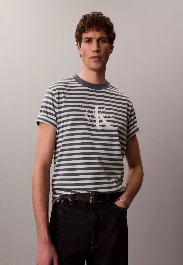 30% OFF CKJ Mens Short Sleeve Jersey Crewneck Tee