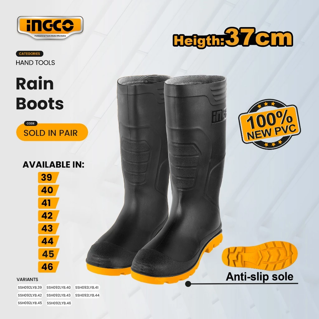41% OFF INGCO Rain Boots Size 39-46