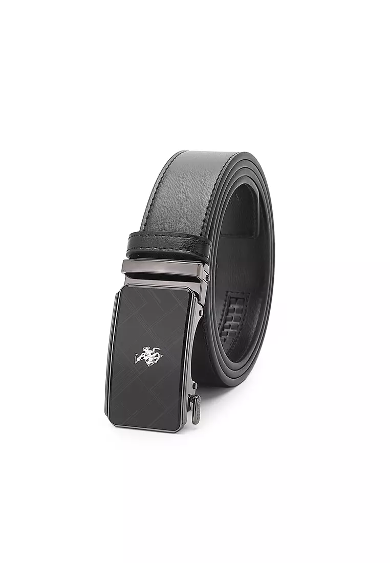 30% OFF Swiss Polo 35mm Automatic Buckle Belt - Black