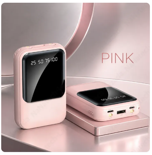 50% OFF NANATECH KC15 20000mah / 10000mah Fast Charging Powerbank with LED Light