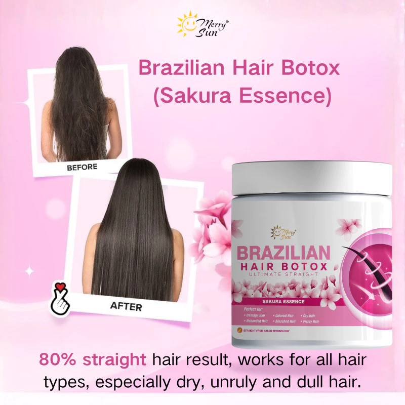 46% OFF MerrySun Brazilian Hair Treatment, Hair Botox, Hair Mask, Conditioner, Lavender Sagura, Straighten