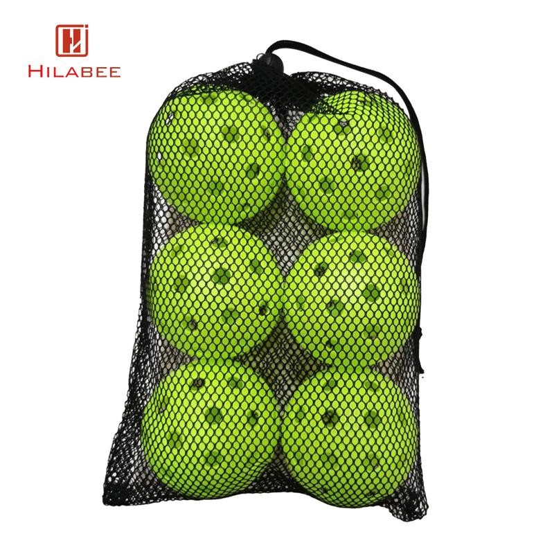 65% OFF HILABEE 12Pcs Pickleball Balls Training Pickleball 74mm Professional Hollow Ball Pickle Balls Accs for Outdoor Courts Tournament