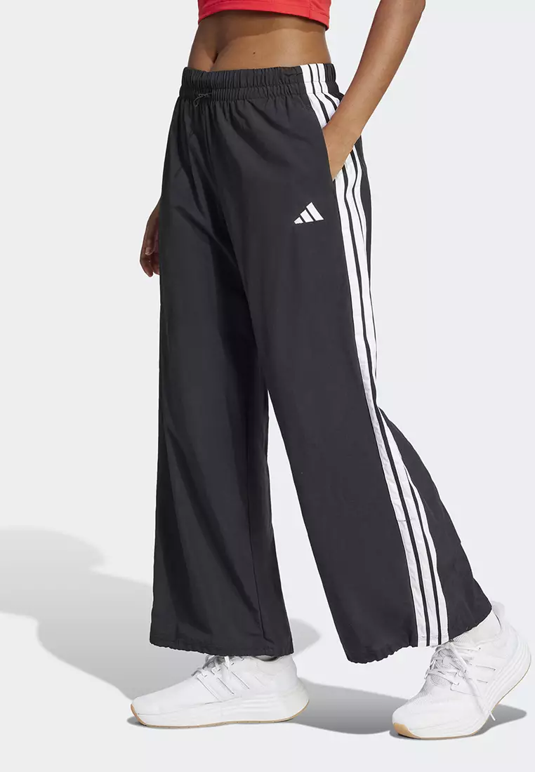 30% OFF ADIDAS Essentials 3-Stripes Lifestyle Woven Parachute Pants