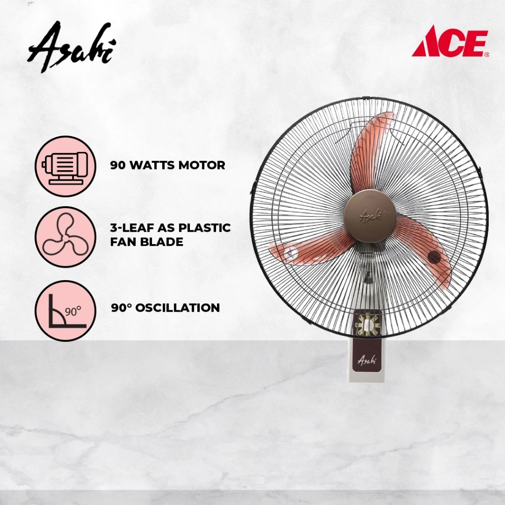10% OFF Asahi WF-821 Wall Fan 18in.