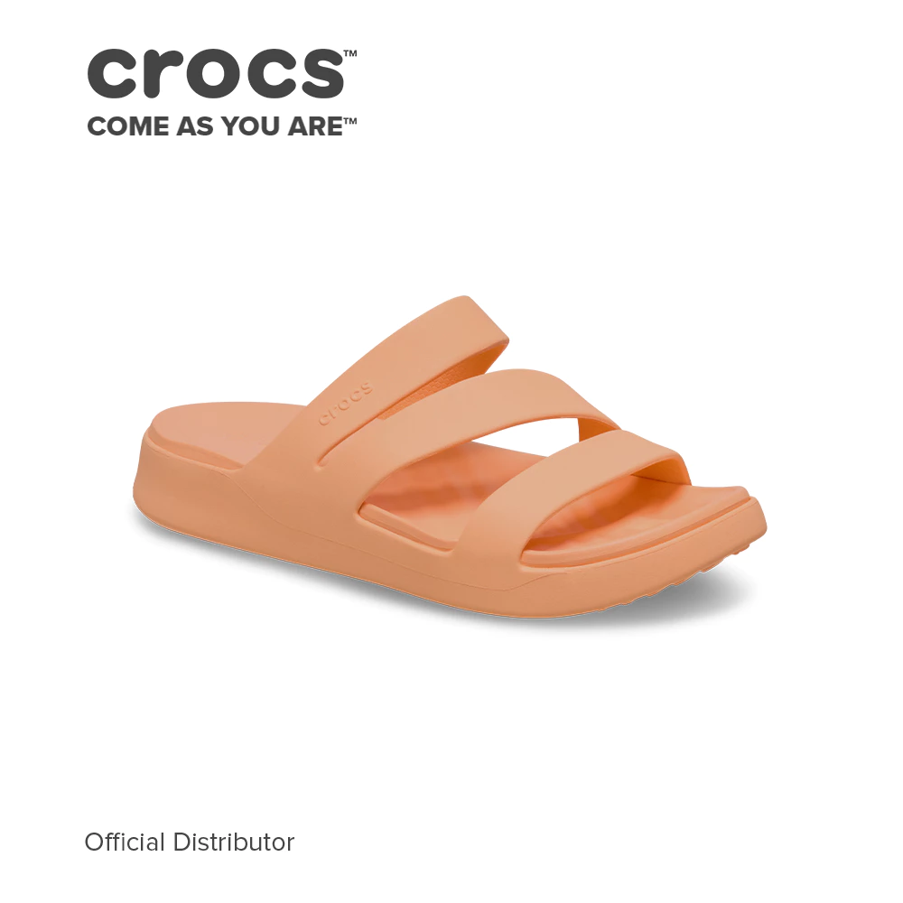 40% OFF Crocs Women's Getaway Strappy In Electric Sunstone