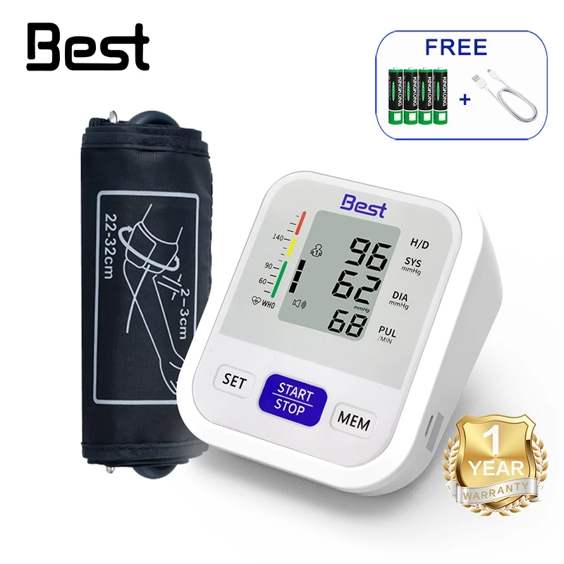 77% OFF Best Electronic BP Blood Pressure Monitor Arm type, Arm style blood pressure monitor PD free battery